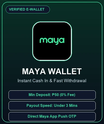 Maya Wallet Cashier Card